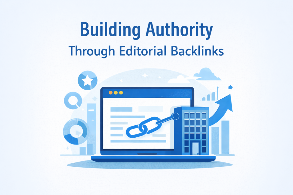 editorial backlinks authority concept