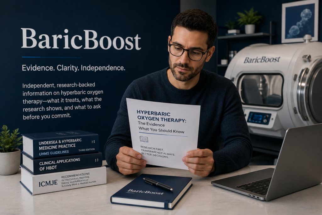 BaricBoost founder Seph Fontane Pennock speaking about hyperbaric wellness and regenerative health