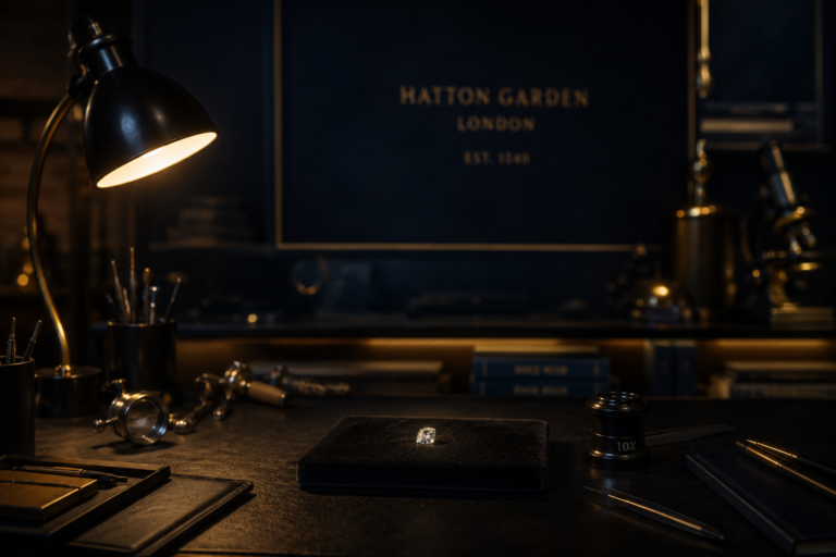 GIA certified diamond quality guide Hatton Garden jeweller